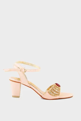 Party Wear Sandal I23668-Peach