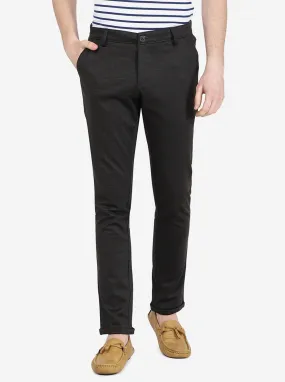 Cofee Solid Venice Fit Casual Trouser | Jadeblue