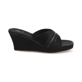 The Party Black Women's Dress Wedge Sandals Tresmode